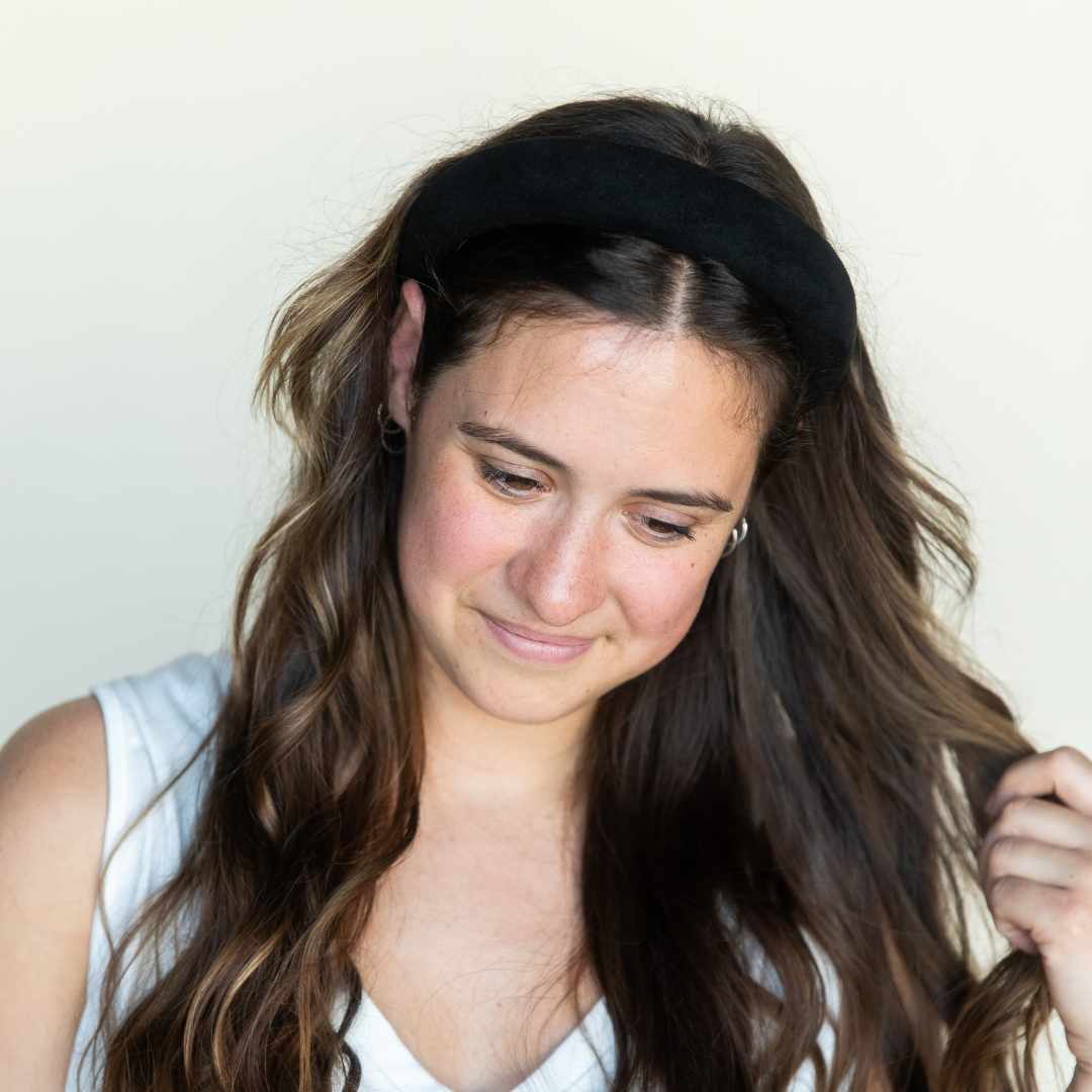 Classic Padded Headband - Black