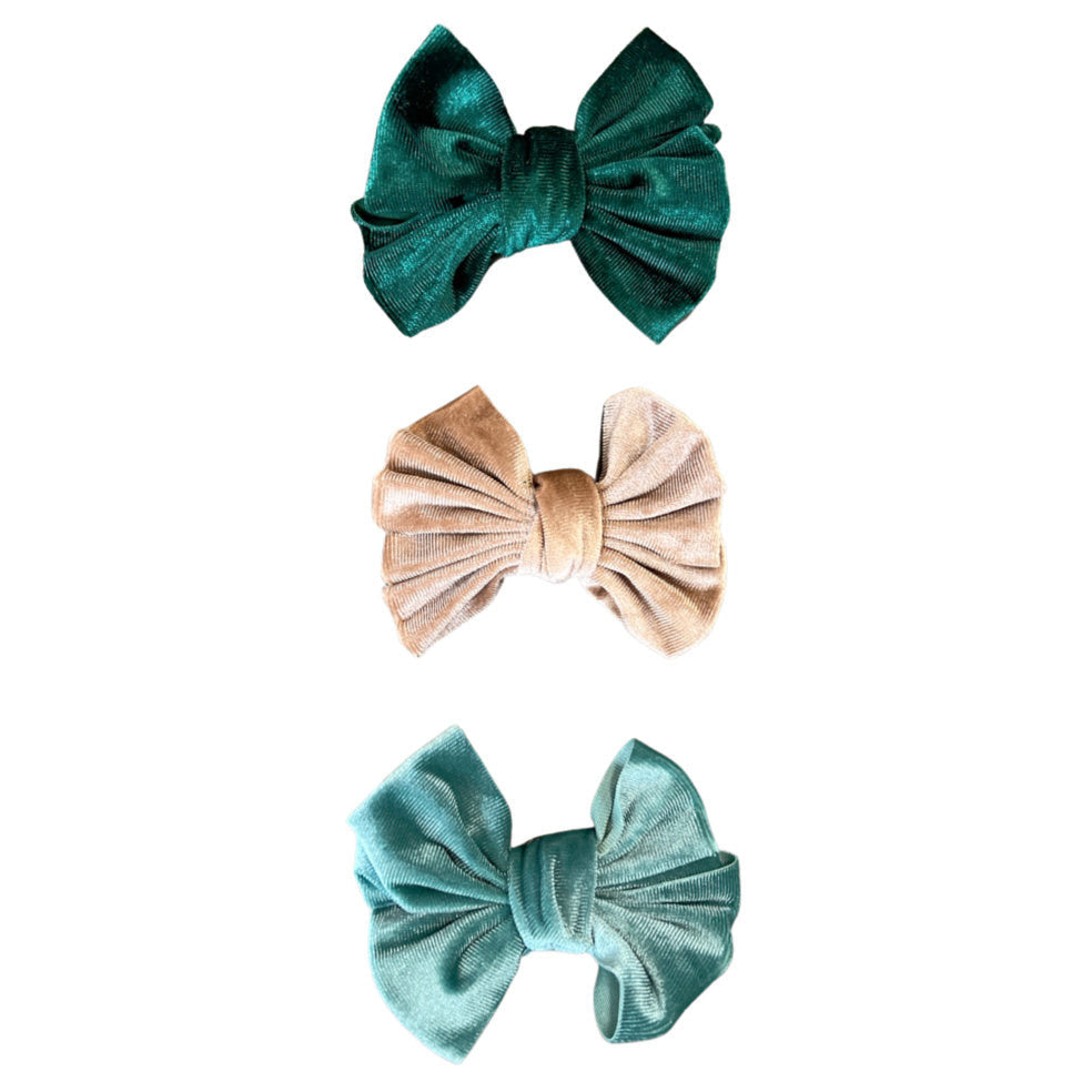 Baby Bow Set - Emerald
