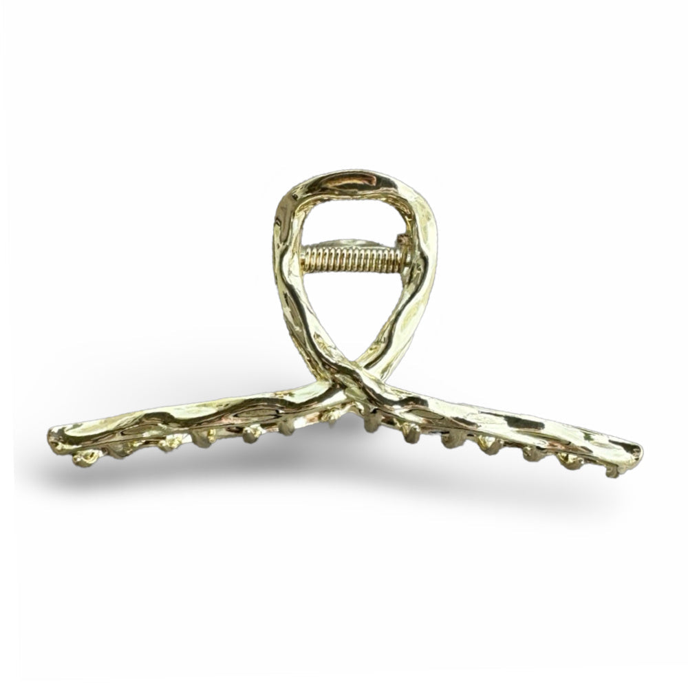 Large Twist Metal Clip - Gold {{variant_option_1}} {{variant_option_2}}