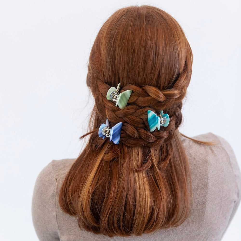 Mini Claw Clip Set - Neon Stripes {{variant_option_1}} {{variant_option_2}}