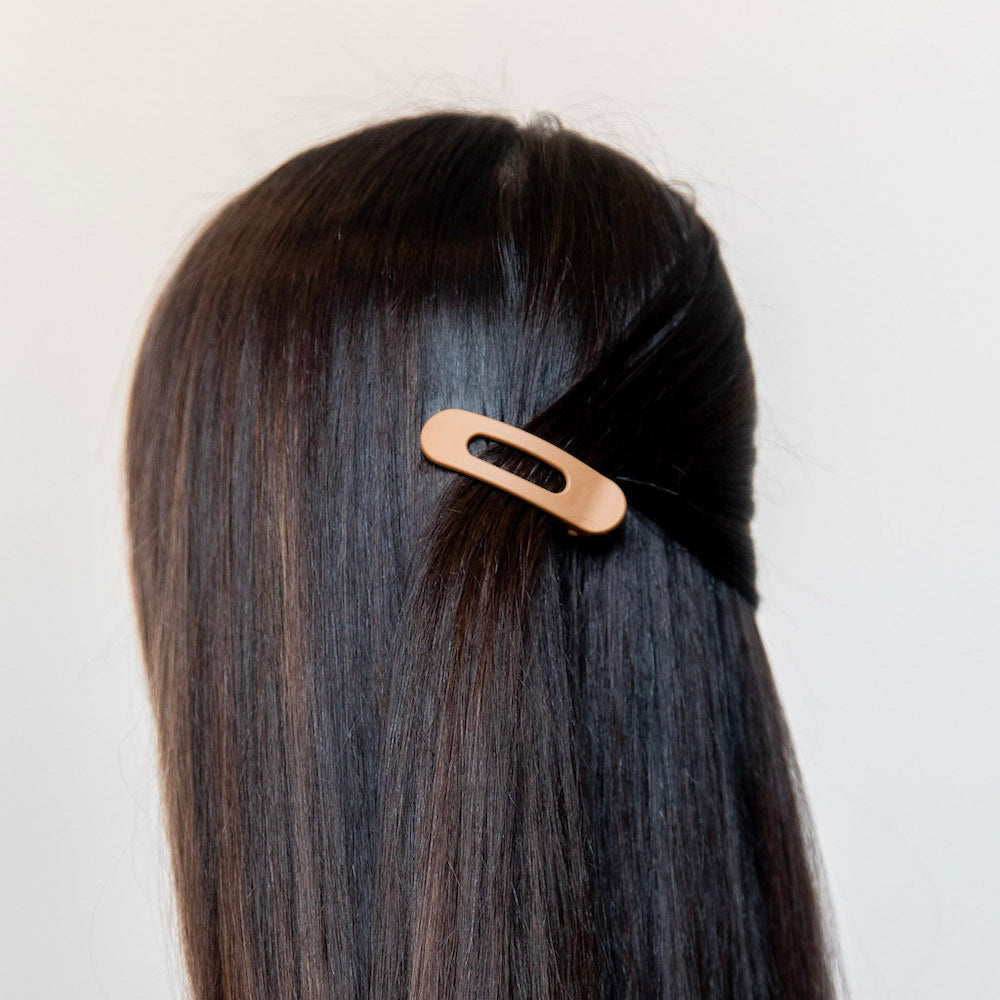 Mixed Size Flat Lay Clip Set - Camel