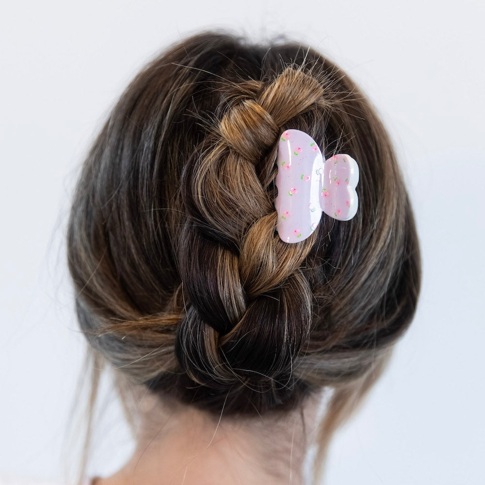 Medium Claw Clip Set - Flower + Heart {{variant_option_1}} {{variant_option_2}}