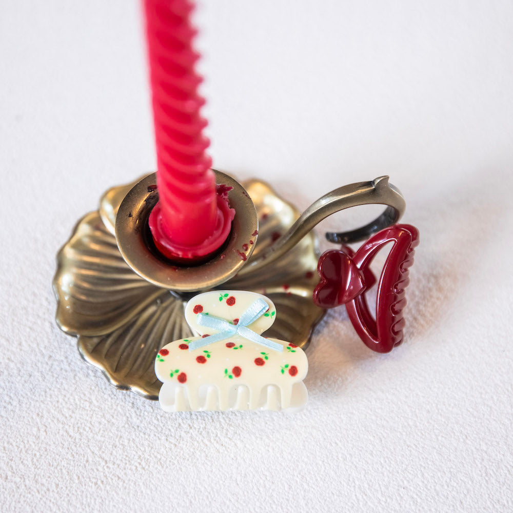 Medium Claw Clip Set - Flower + Heart {{variant_option_1}} {{variant_option_2}}