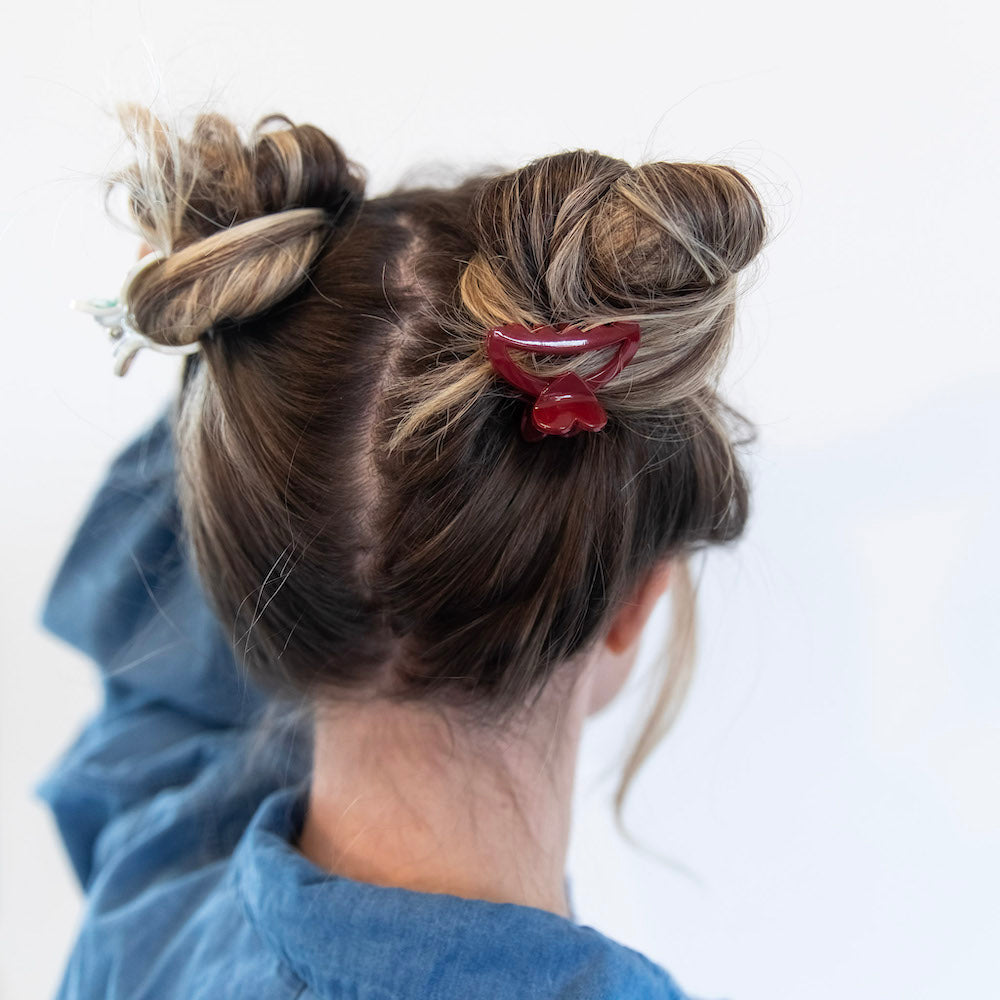 Medium Claw Clip Set - Flower + Heart {{variant_option_1}} {{variant_option_2}}