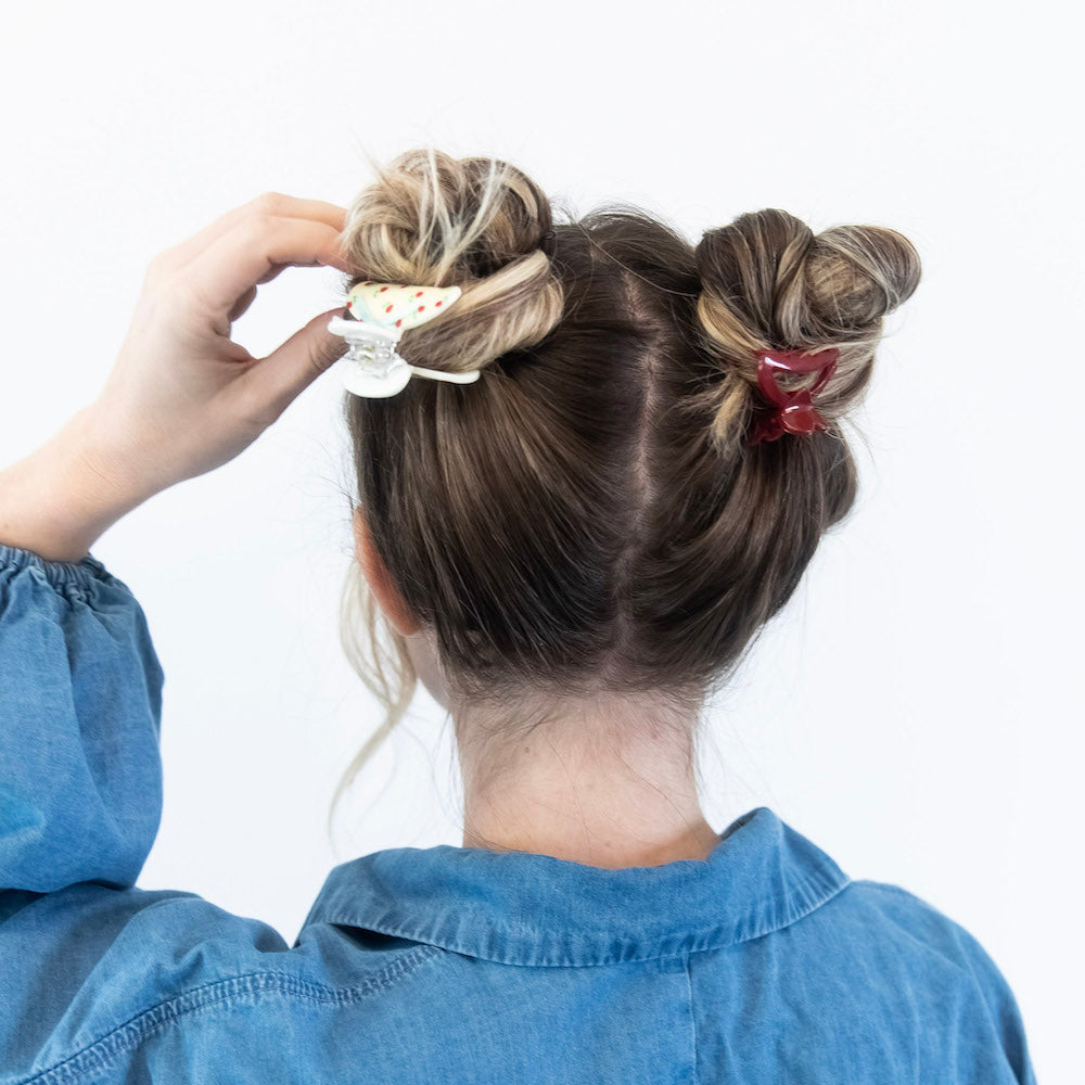 Medium Claw Clip Set - Flower + Heart {{variant_option_1}} {{variant_option_2}}