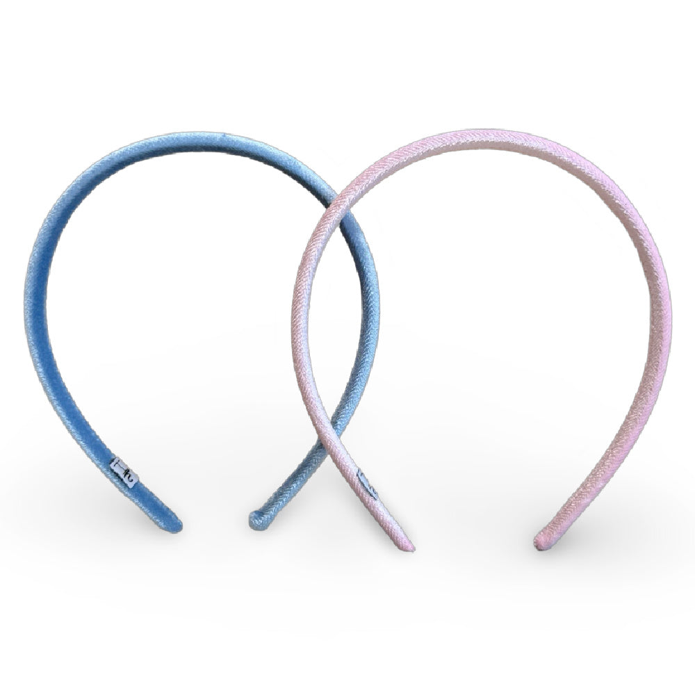 Classic Thin Padded Headband Set - Pink + Blue {{variant_option_1}} {{variant_option_2}}