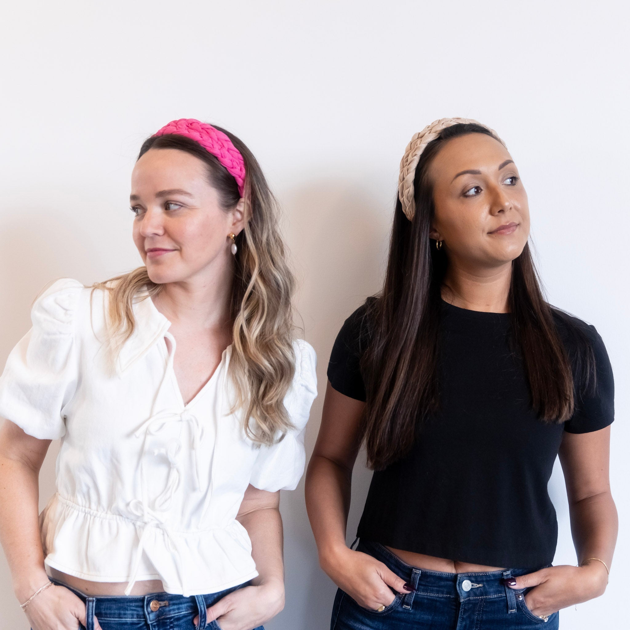 Blushing Braid Headband - Taupe {{variant_option_1}} {{variant_option_2}}