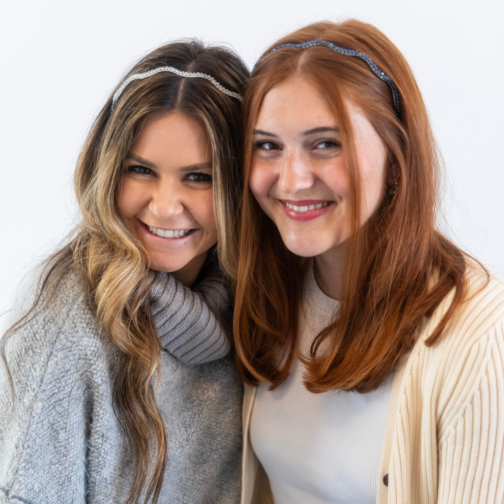 Wavy Beaded Headband - Ocean Blue {{variant_option_1}} {{variant_option_2}}