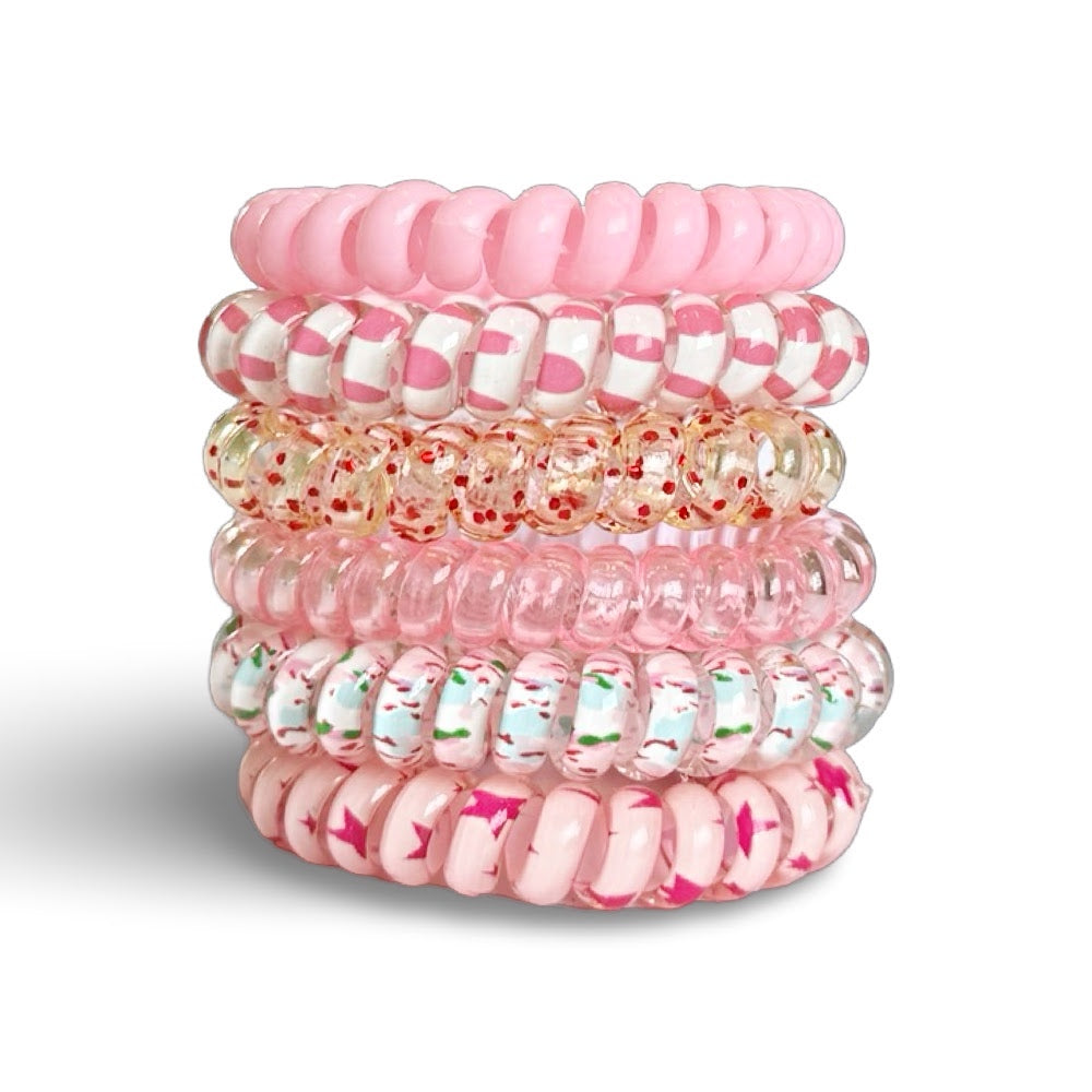 Hair Tie Set - Pink Party {{variant_option_1}} {{variant_option_2}}