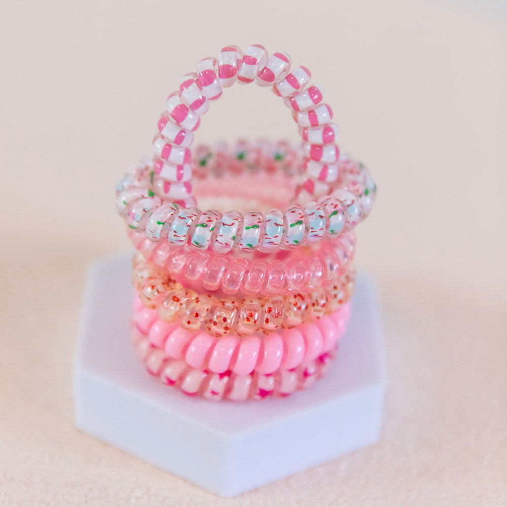 Hair Tie Set - Pink Party {{variant_option_1}} {{variant_option_2}}