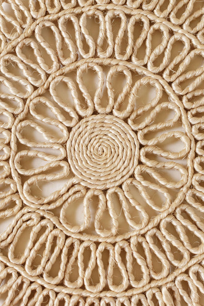 Lattice Placemat White Sisal