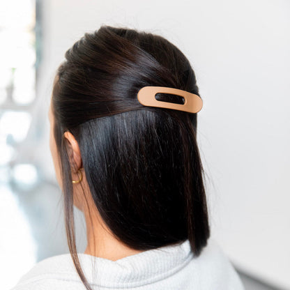 Mixed Size Flat Lay Clip Set - Camel