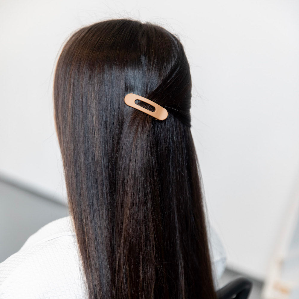 Mixed Size Flat Lay Clip Set - Camel