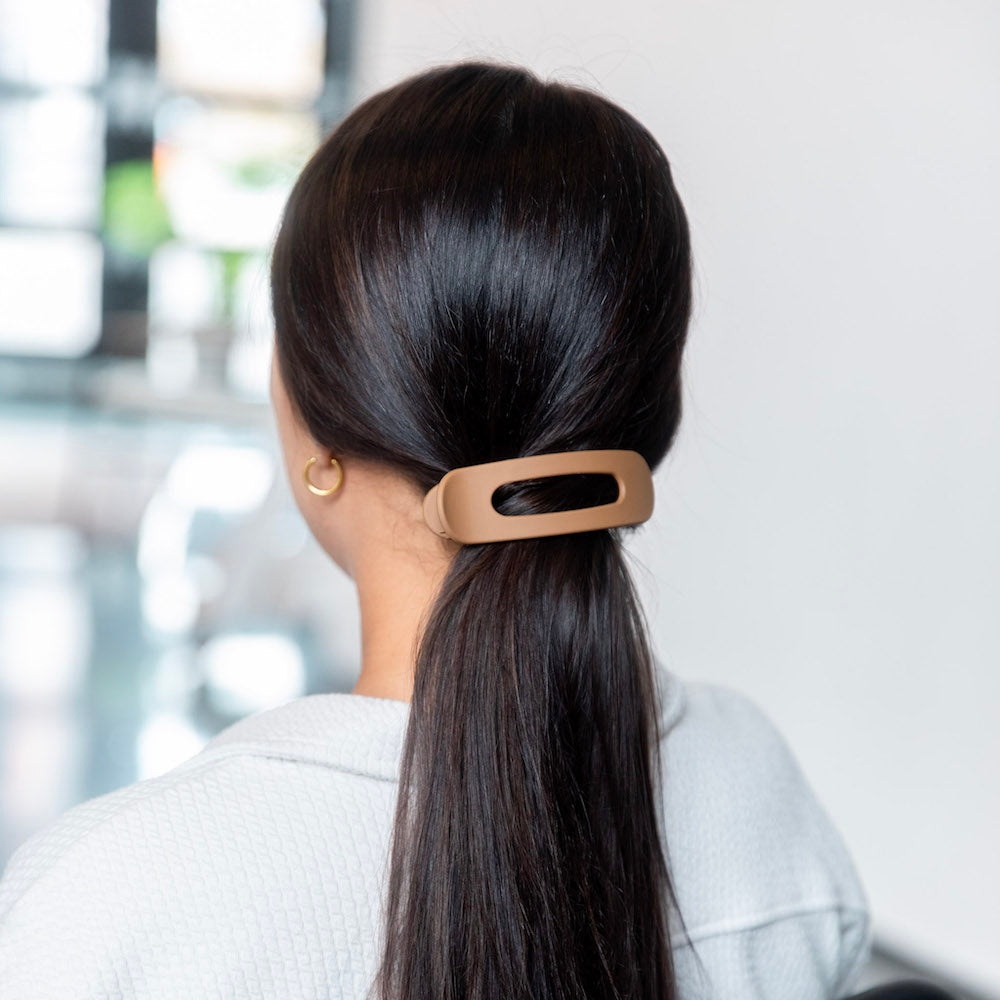 Mixed Size Flat Lay Clip Set - Camel