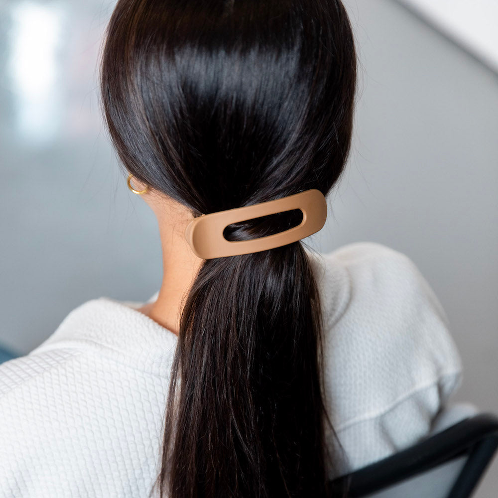 Mixed Size Flat Lay Clip Set - Camel