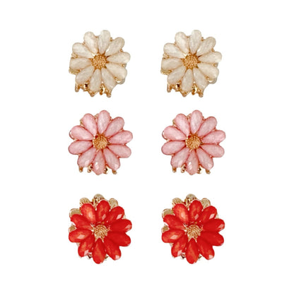 Mini Claw Clip Set of 6 - Daisy Blooms