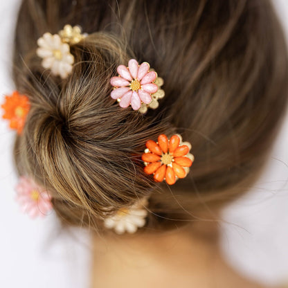 Mini Claw Clip Set of 6 - Daisy Blooms