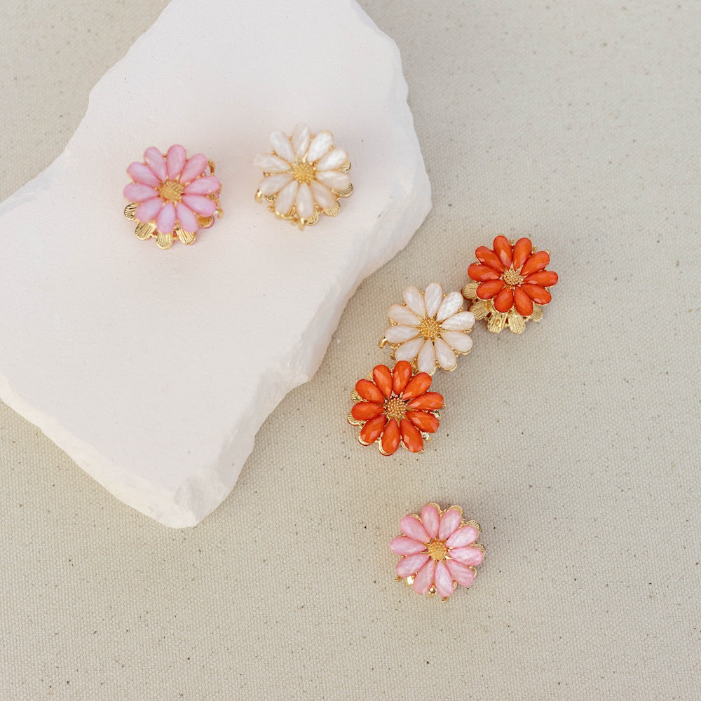 Mini Claw Clip Set of 6 - Daisy Blooms