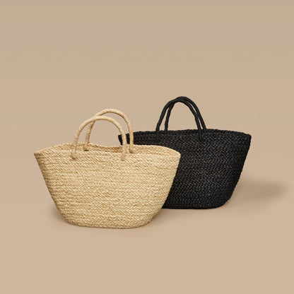 Braided Raffia Day Bag Natural