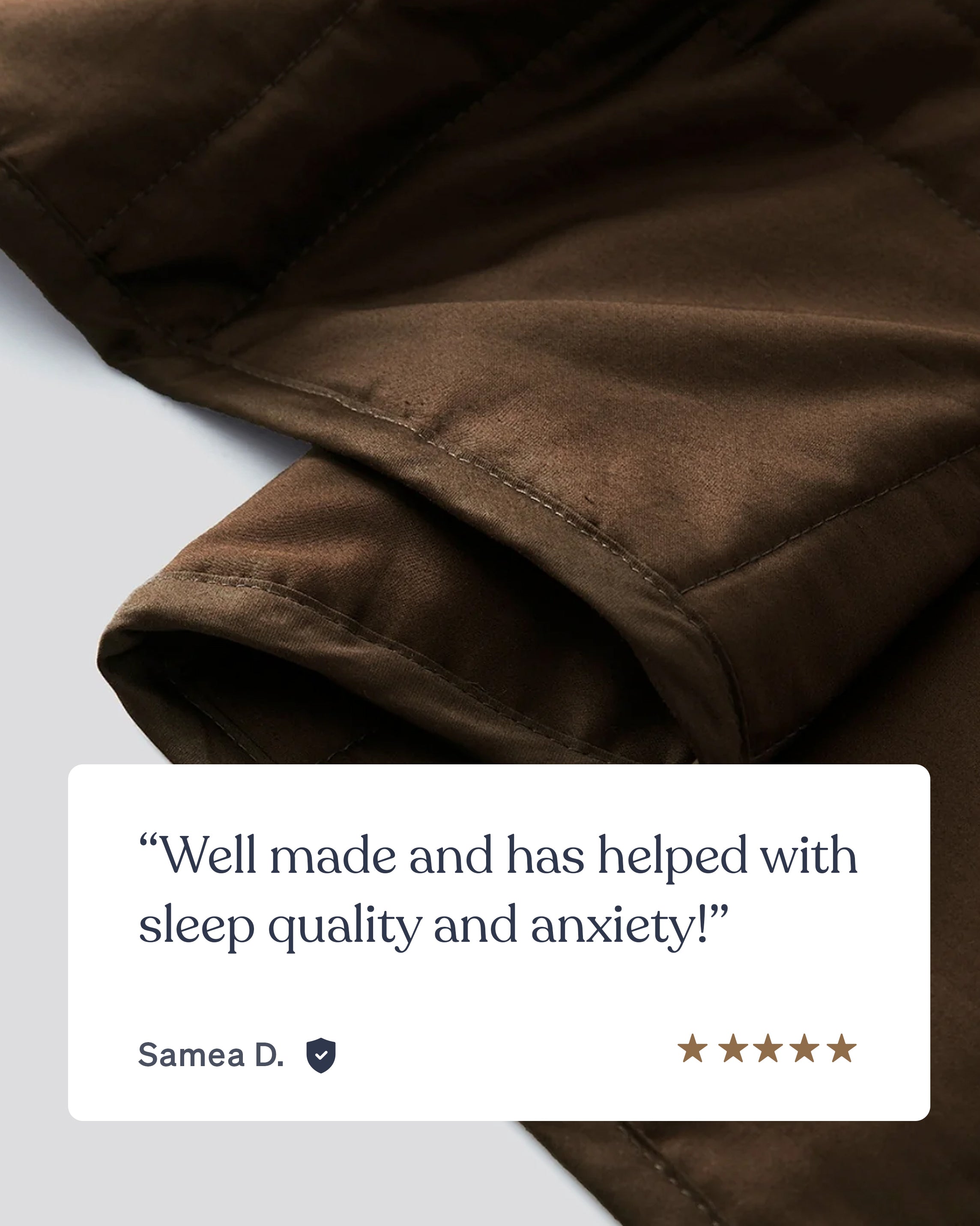 detail photo of a cocoa weighted blanket [47867972026587, 47868894806235, 47868894839003, 47868894871771, 47868894904539, 47868895756507, 47868895789275, 47868895822043, 47879290421467, 47880476655835]