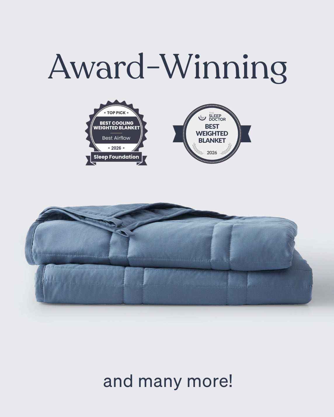 Dusk Blue weighted blanket folded on a white background [47867971928283, 47867972092123, 47867972190427, 47867972288731, 47868867838171, 47868894413019, 47868894445787, 47868894478555, 47868894511323, 47868895461595, 47868895494363, 47868895527131, 47880476557531, 47880476721371, 47880476819675, 47880476917979, 48114609914075, 48114590810331]