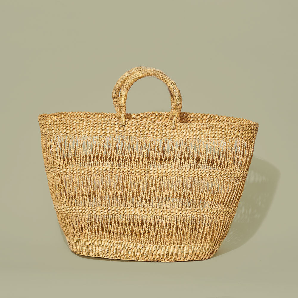 Large Open Weave Bolga Tote