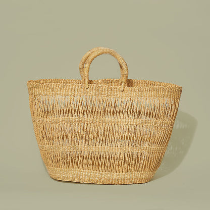 Large Open Weave Bolga Tote