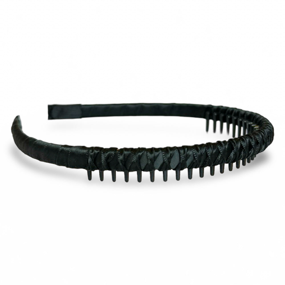 Thin Solid Headband - Black {{variant_option_1}} {{variant_option_2}}