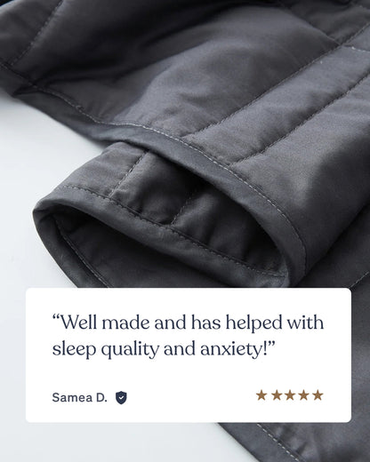 closeup detail of a midnight weighted blanket  [47867971993819, 47867972157659, 47867972255963, 47867972354267, 47868867870939, 47868894675163, 47868894707931, 47868894740699, 47868894773467, 47868895658203, 47868895690971, 47868895723739, 47879290388699, 47879290552539, 47879290650843, 47879290749147, 47880476623067, 47880476786907, 47880476885211, 47880476983515]