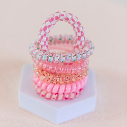 Hair Tie Set - Pink Party