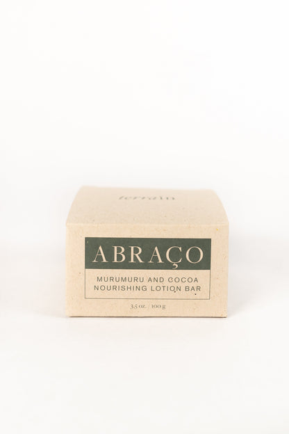 ABRAÇO Nourishing Lotion Bar with Murumuru and Cocoa